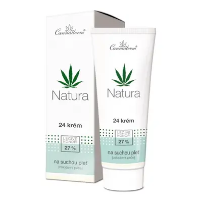 Cannaderm Natura 24 krém na suchou pleť 75g