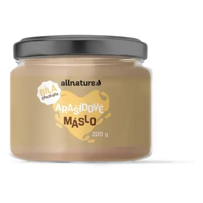 Allnature Arašídový krém bílá čokoláda 220g