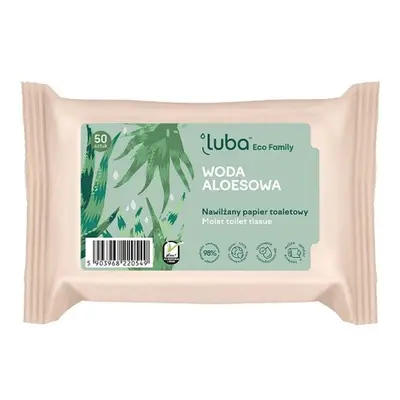 Luba Vlhčený toaletní papír s aloe vera 50ks