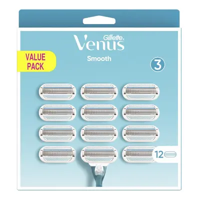 Gillette Venus Smooth náhradní hlavice XXL 12ks