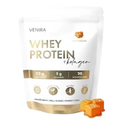 Venira Whey Protein+kolagen slaný karamel 1000g