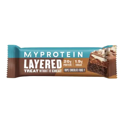 MyProtein Layered Protein Bar 60 g triple chocolade fudge