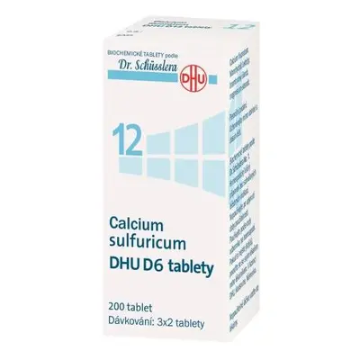 CALCIUM SULFURICUM DHU D6(D12) TBL NOB 200