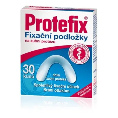 Protefix Fixační podložky - dolní zubní protéza 30ks