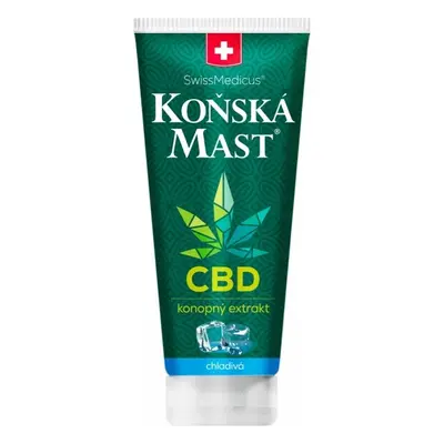 Koňská mast s CBD chladivá 200 ml