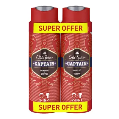 Old Spice Captain sprch.gel a šampon 2v1 2x400ml