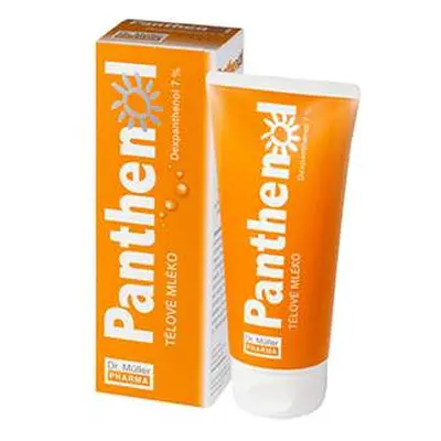 Panthenol tělové mléko 7% 200ml Dr.Müller