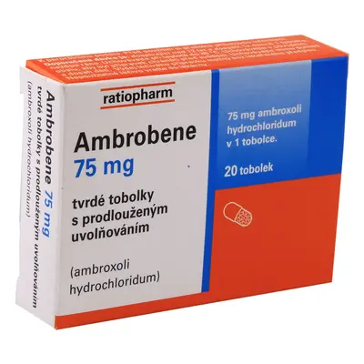 AMBROBENE 75MG CPS PRO 20