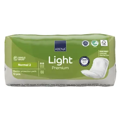 ABENA LIGHT NORMAL 2 VLOŽKY ABSORPČNÍ, 350ML,12KS