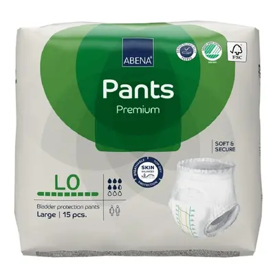 ABENA PANTS PREMIUM L0 KALHOTKY ABSORPČNÍ NAVLÉKACÍ, PRODYŠNÉ, BOKY 100-1