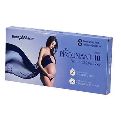 PREGNANT 10 těhotenský test 2ks