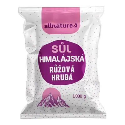 Allnature Himalájská sůl růžová hrubá 1000g