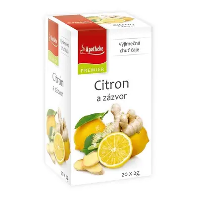 Apotheke Citron+zázvor s lípou čaj 20x2g