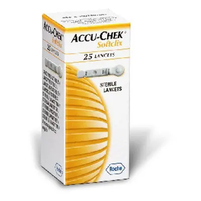 LANCETY ACCU-CHEK SOFTCLIX 25 INZ.REŽIM,LANCETY PRO ODBĚR KAPILÁRNÍ KRVE,25KS