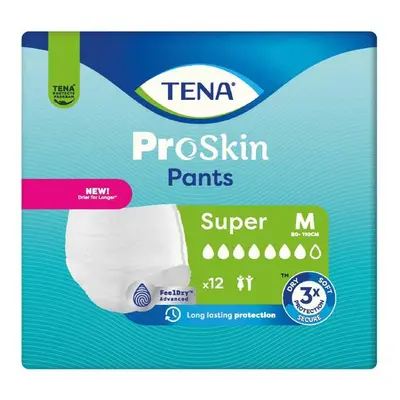 TENA Proskin Pants Super M Inkontinenční kalhotky 12ks