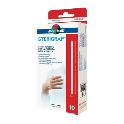 STERIGRAP Náplasťové stehy sterilní 75x3mm 10ks