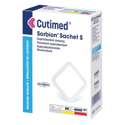 CUTIMED SORBION SACHET S superabsorpční krytí 10x10cm 10ks