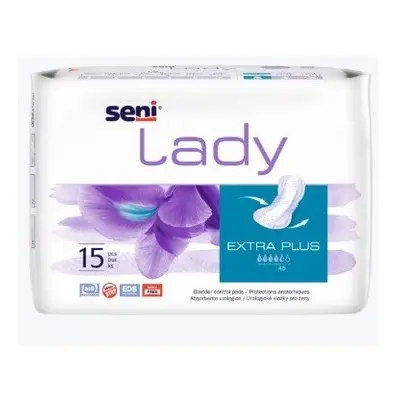 SENI LADY EXTRA PLUS VLOŽKY ABSORPČNÍ PRO ŽENY,15X33CM, SAVOST 590ML, 1