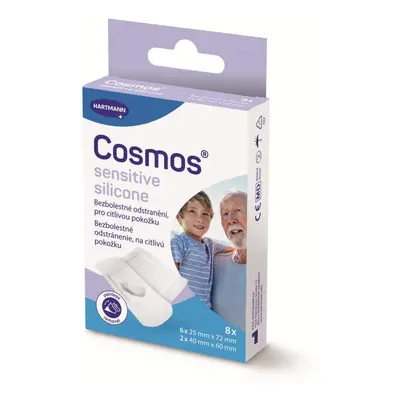 Cosmos sensitive silicone ultra jemná 2 vel. 8ks