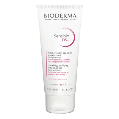 BIODERMA Sensibio DS+ gel moussant čisticí gel na šupinatou pokožku, seborea 200 ml