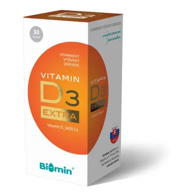 Biomin VITAMIN D3 EXTRA 5600 I.U. 30 tob.