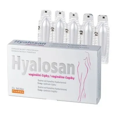 Hyalosan vaginální čípky 10ks Dr.Müller