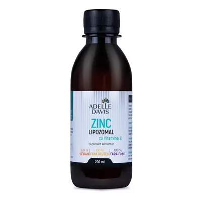 Adelle Davis Lipozomální zinek+vitamín C 200ml