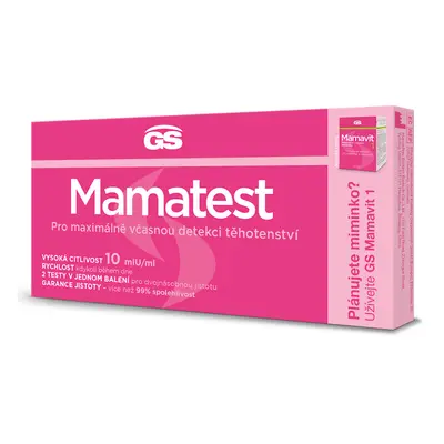 GS Mamatest Těhotenský test 2ks