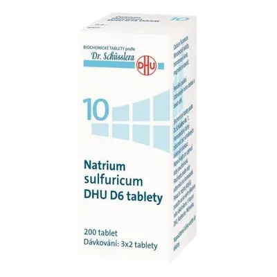 NATRIUM SULFURICUM DHU D6(D12) TBL NOB 200