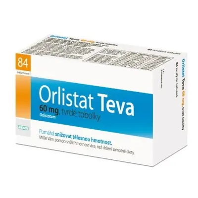 ORLISTAT TEVA 60MG CPS DUR 84 I