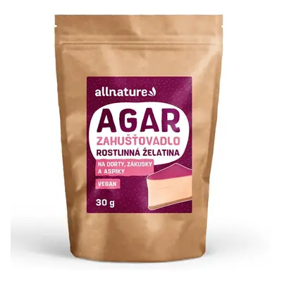 Allnature Agar rostlinná želatina 30g