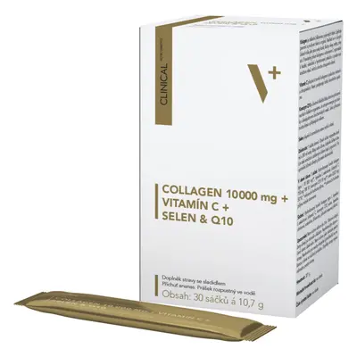 Clinical Collagen 10000mg + vitamin C+ selen & Q10 30x10.7g