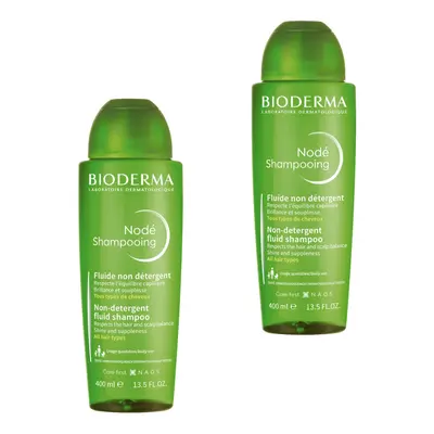 BIODERMA Nodé Fluid šampon pro všechny typy vlasů 400 ml - balení 2 ks