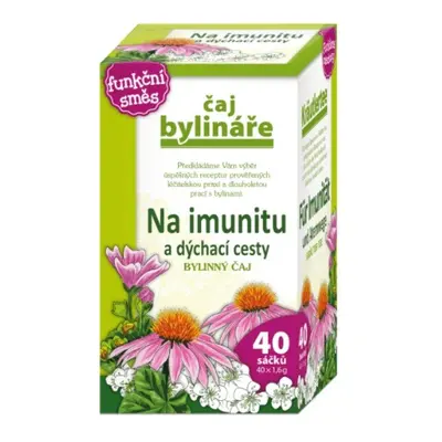 Čaj Bylináře na imunitu a dýchací cesty 40x1.6g