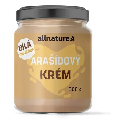 Allnature Arašídový krém bílá čokoláda 500g