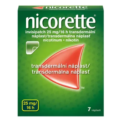 NICORETTE INVISIPATCH 25MG/16H transdermální náplasti 7 I