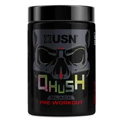 USN Qhush Black Pre - Workout 220g berry blaze