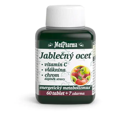 MedPharma Jablečný ocet+vlák.+vit.C+chrom tbl.67