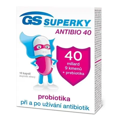 GS Superky Antibio 40 cps.10 ČR/SK