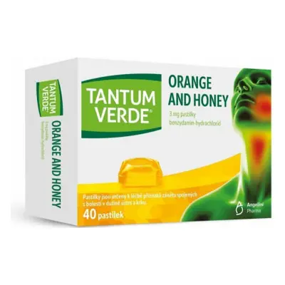 TANTUM VERDE ORANGE AND HONEY 3MG PAS 40