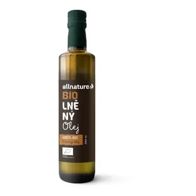 Allnature Lněný olej BIO 250ml