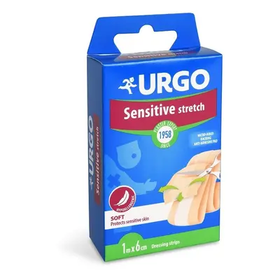 URGO SENSITIVE Citlivá pokožka náplast 1mx6cm NOVÁ