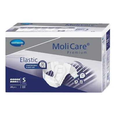 KALHOTKY ABSORPČNÍ MOLICARE PREMIUM ELASTIC SMALL BOKY 50-90CM,2859ML,30KS