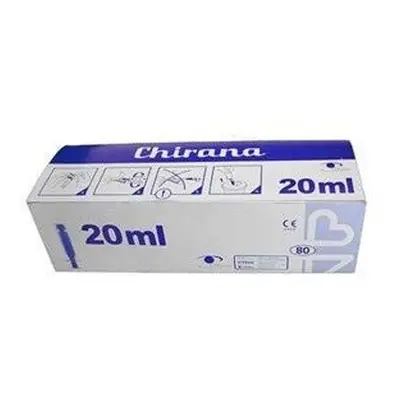 Inj.střík.20ml Chirana Luer 80ks jednoráz.