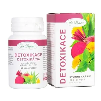 Dr.Popov Bylinné kapsle Detoxikace cps.60