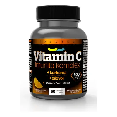 Vitamin C 500mg Imunita kurkuma + zázvor tbl.60