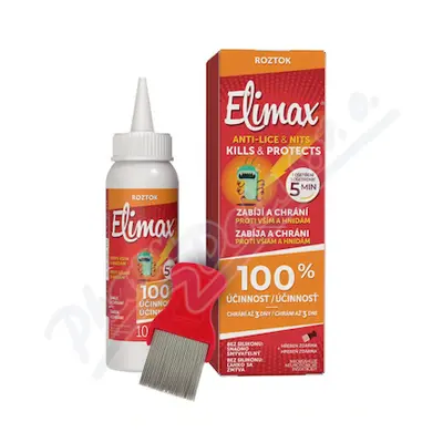 Elimax Roztok proti vším a hnidám 100ml+hřeben