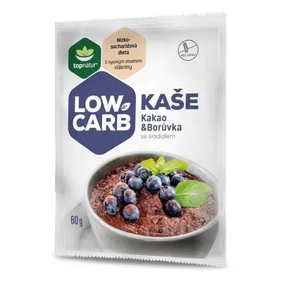 LOW CARB kaše kakao&borůvka 60g TOPNATUR