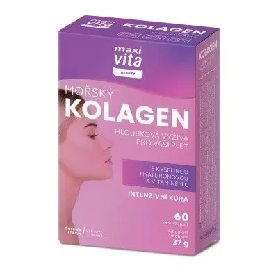 Maxi Vita Beauty Mořský kolagen+kys.hyalur.cps.60