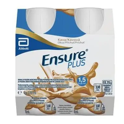 ENSURE PLUS KÁVOVÁ PŘÍCHUŤ perorální roztok 4x220ml